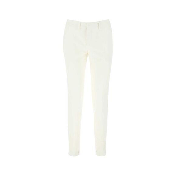 Saint Laurent Women Ivory Wool Pant
